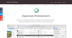 Desktop Screenshot of exportoolspro.badiasoftware.com