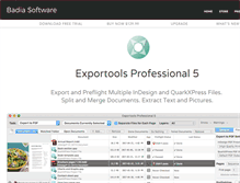 Tablet Screenshot of exportoolspro.badiasoftware.com